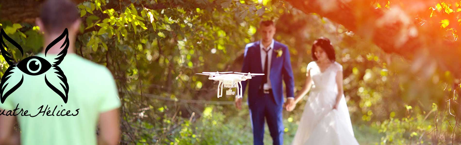 Photos et vidéos mariage par drone
