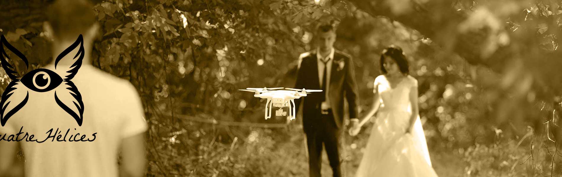 Prise de vue drone mariage