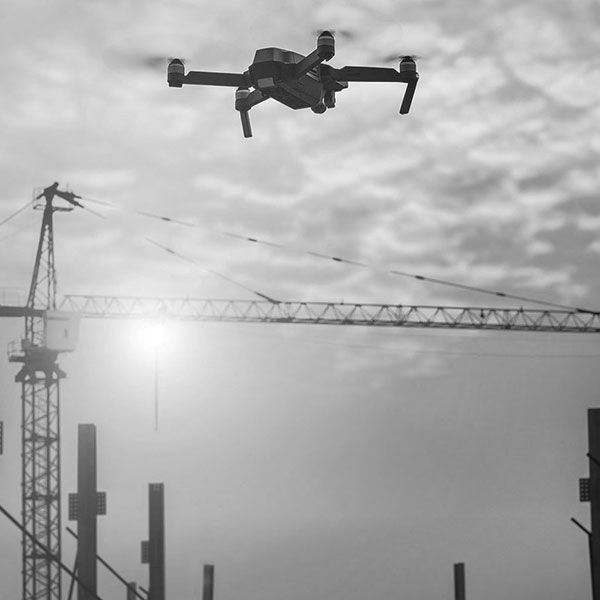 Drone suivi de chantier