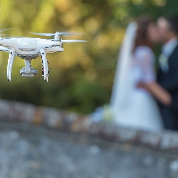 Photo mariage drone